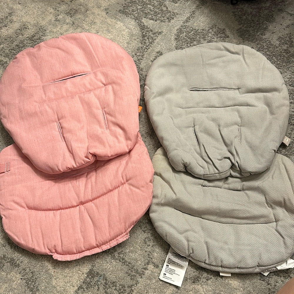 Two sets of cushions for Stokke Steps high chair